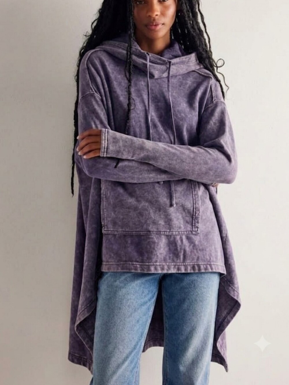 We The Free Extreame Washed Oversized Hoodie Size Small